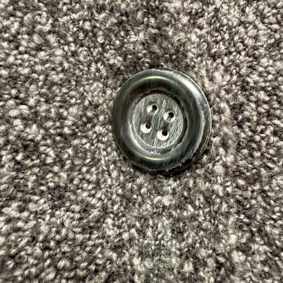 Cullen Brand Cardigan Wool Cashmere Blend Medium Womens Sweater Gray Boucle NWT - Picture 10 of 11